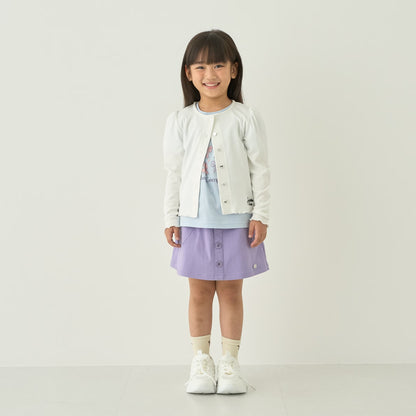 日本童裝 Ly# mine 心型紐扣羅紋外套 100-140cm 女童款 秋季 TOPS OUTERWEAR