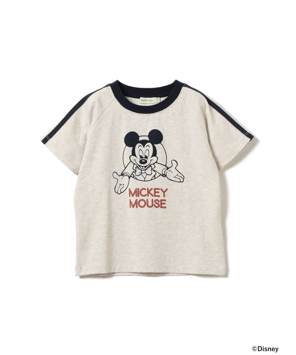 日本童裝 BEAMS mini x Disney MICKEY MOUSE上衣 90-140cm 女童款 夏季 TOPS