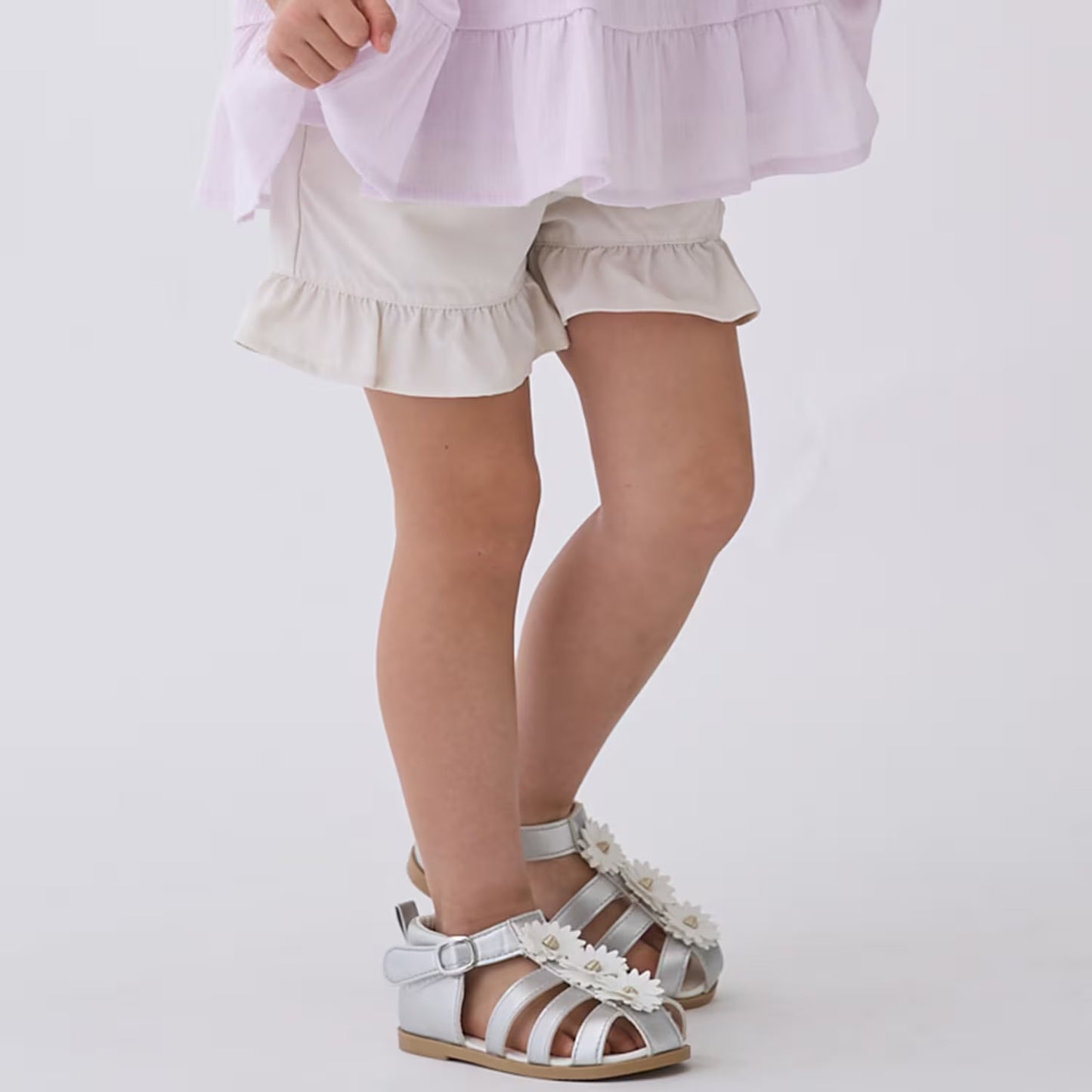 日本童裝 pe#main 水陸兩用 沙灘花邊短褲 80-130cm 女童款 PANTS 夏日玩水泳衣特輯