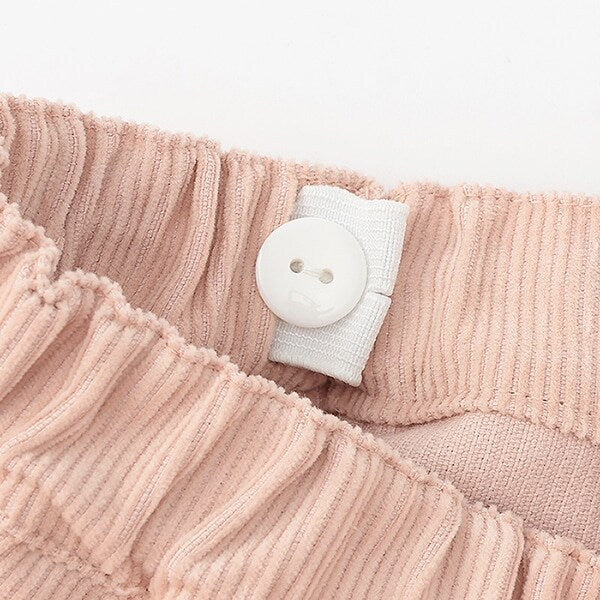 日本童裝 Ly# mine 心型口袋燈芯絨裙褲 100-150cm 女童款 秋季 PANTS