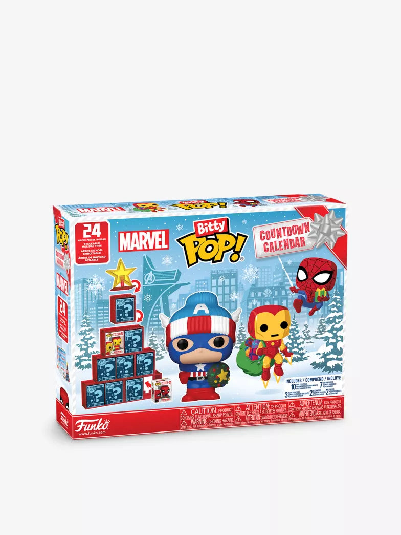 現貨區1-2日寄出-日英美直送 FUNKO Bitty Pop Marvel Comics Advent Calendar 聖誕倒數日曆 大人款/兒童款 聖誕快樂特輯 不參與$900免運 滿$900可加$25免運到順豐站/智能櫃 Christmas Advent Calendars 2026