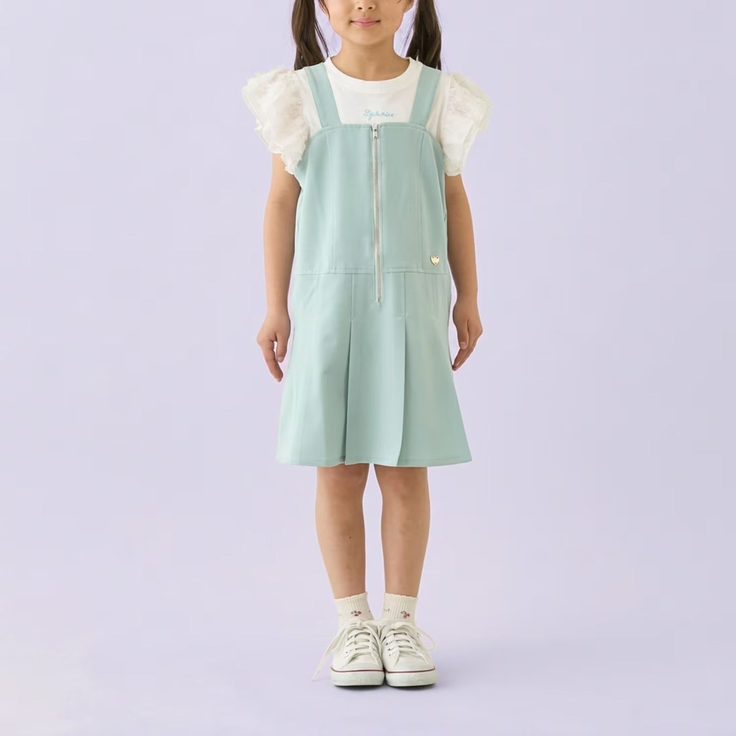 Japanese children's clothing Ly# mine tank top and shorts set 100-150cm girls summer TOPS PANTS 