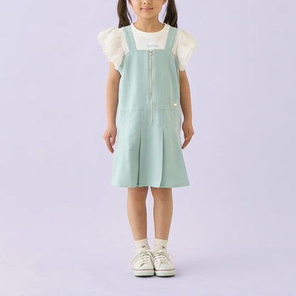 Japanese children's clothing Ly# mine tank top and shorts set 100-150cm girls summer TOPS PANTS 