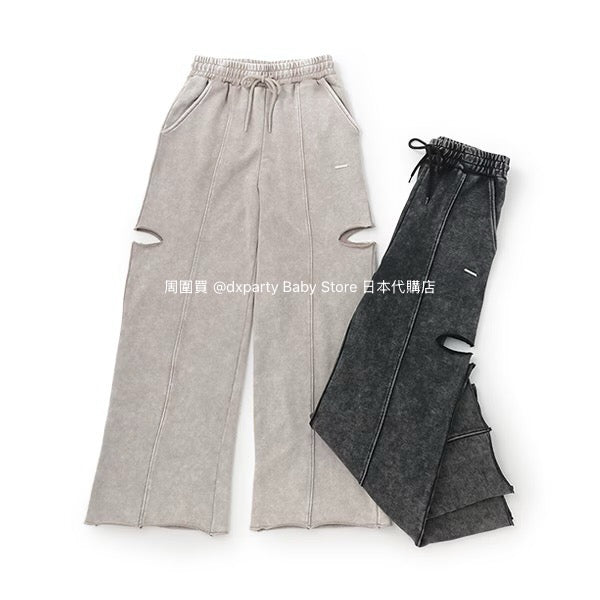 Lovetoxic Retro Slit Sweatpants (140-160cm) for Girls (Summer) 