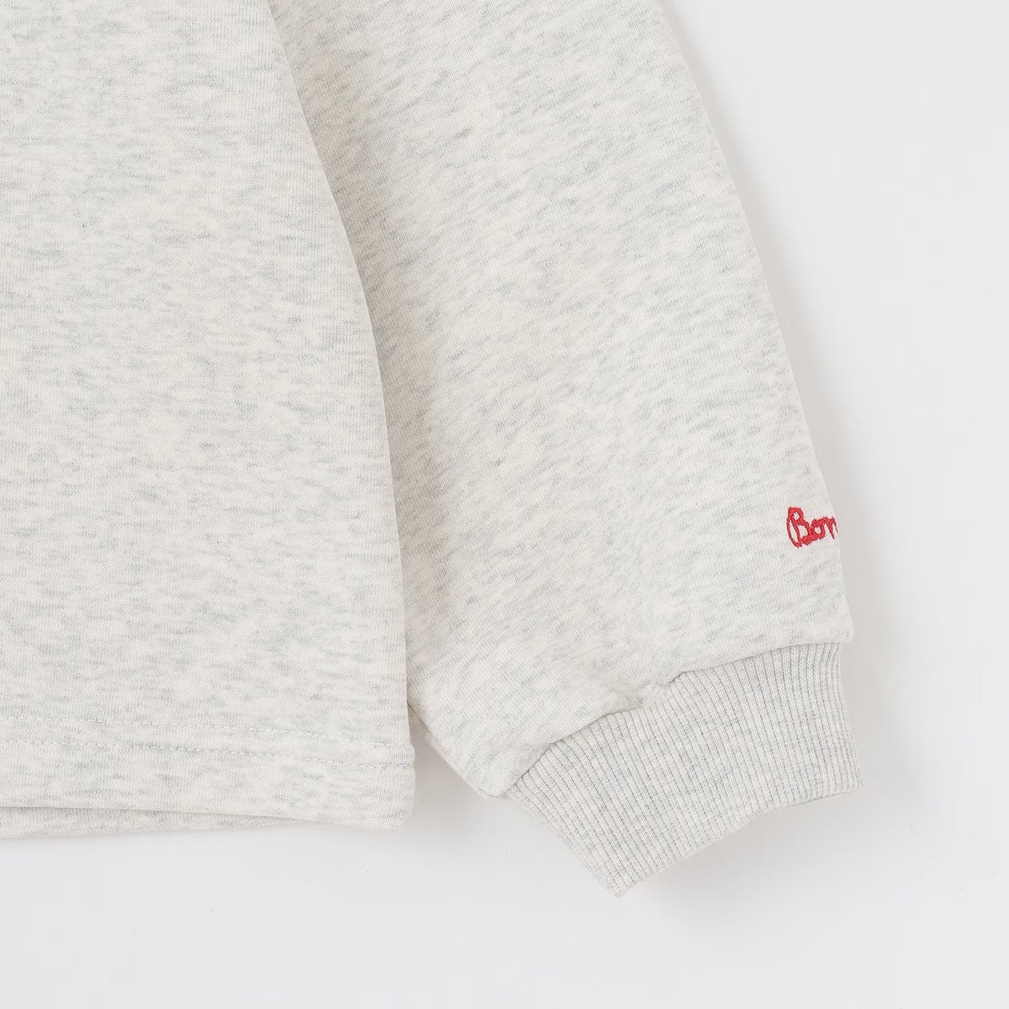 日本童裝 Ly# mine 速乾系列 心心刺繡衛衣 100-150cm 女童款 冬季 TOPS