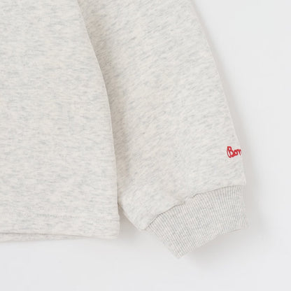 日本童裝 Ly# mine 速乾系列 心心刺繡衛衣 100-150cm 女童款 冬季 TOPS