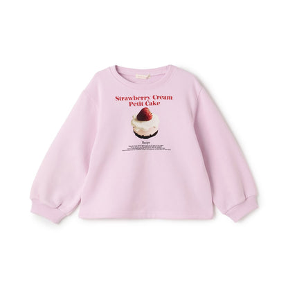 日本童裝 Ly# mine 抓毛蛋糕印花衛衣 100-150cm 女童款 冬季 TOPS