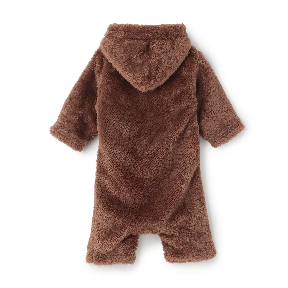 日本童裝 pe#main x Monchhichi 毛毛連衣及口水巾 70-80cm 男童款/女童款 初生嬰兒 秋季 Jumpsuit