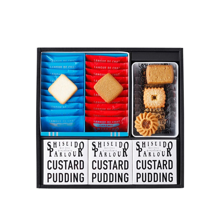 日本直送東京 銀座 資生堂 曲奇布丁禮盒  聖誕快樂特輯 新年行運發財特輯 Christmas Happy New Year 馬年 限定手信