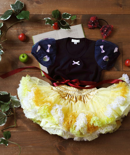 Japanese children's clothing panpantutu lemon cake tutu skirt 70-135cm girls' newborn baby summer SKIRTS 