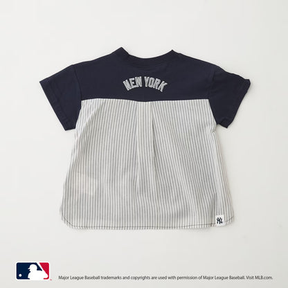 日本童裝 pe#main x 【MLB】汽車貼花上衣 80-130cm 男童款/女童款 夏季 TOPS