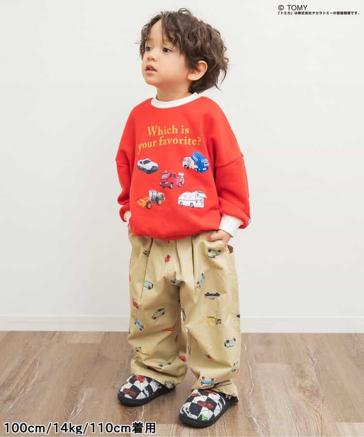 日本童裝 BREEZE x TOMICA 休閒長褲 80-130cm 男童款 冬季 PANTS