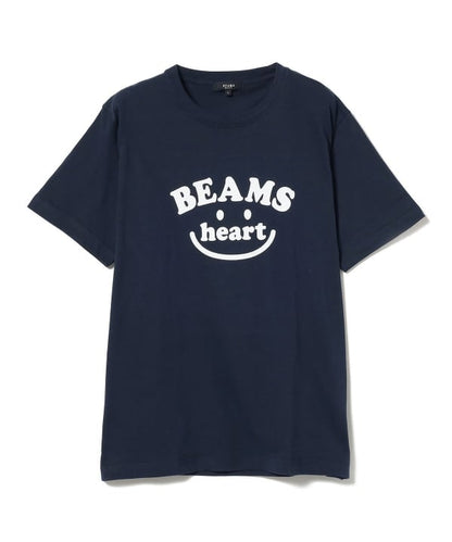 Japanese children's clothing BEAMS HEART parent-child short-sleeved tops S-XL adult summer TOPS 