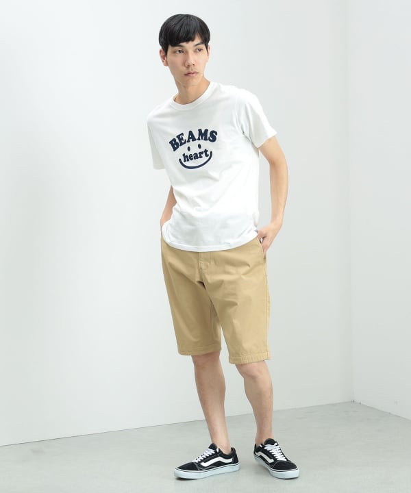 Japanese children's clothing BEAMS HEART parent-child short-sleeved tops S-XL adult summer TOPS 