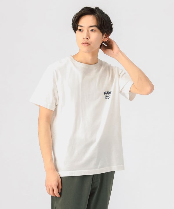 Japanese children's clothing BEAMS HEART parent-child short-sleeved tops S-XL adult summer TOPS 