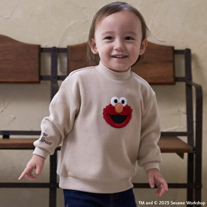 日本童裝 pe#main x SESAME STREET 芝麻街衛衣 80-130cm 男童款/女童款 冬季 TOPS