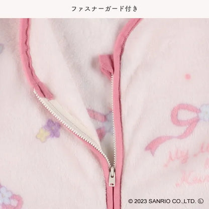 In stock - Japanese Nishimatsuya Kuromi Melody 50×70cm sleeping bag for ages 1-8