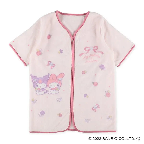 In stock - Japanese Nishimatsuya Kuromi Melody 50×70cm sleeping bag for ages 1-8