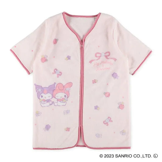 In stock - Japanese Nishimatsuya Kuromi Melody 50×70cm sleeping bag for ages 1-8