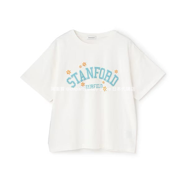 Lovetoxic Japanese children's clothing letter print top 130-160cm girls summer TOPS 