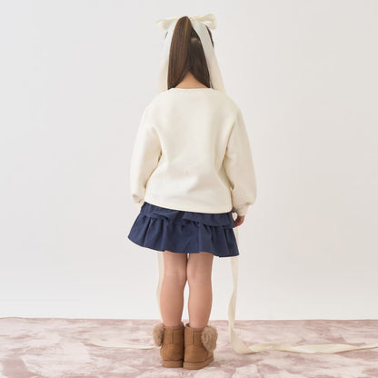 日本童裝 Ly# mine 抓毛蛋糕印花衛衣 100-150cm 女童款 冬季 TOPS