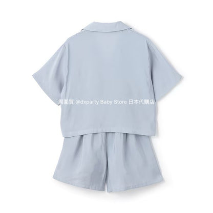 Lovetoxic Japanese Children's Clothing Two-Piece Shirt Set (140-160cm) Girls Summer TOPS PANTS 