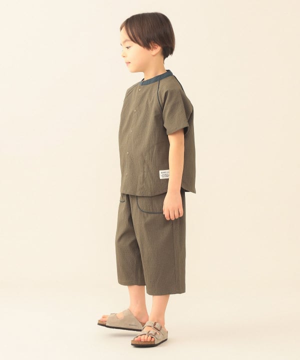 日本童裝 BE#AMS mini 水陸兩用 吸水速乾 襯衫 90-140cm 男童款 夏季 PANTS 夏日玩水泳衣特輯