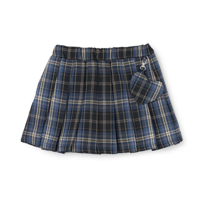 日本童裝 Ly# mine 學生妹格子百褶裙 100-150cm 女童款 秋季 SKIRTS 萬聖節 Cosplay服裝 Halloween攪鬼特輯
