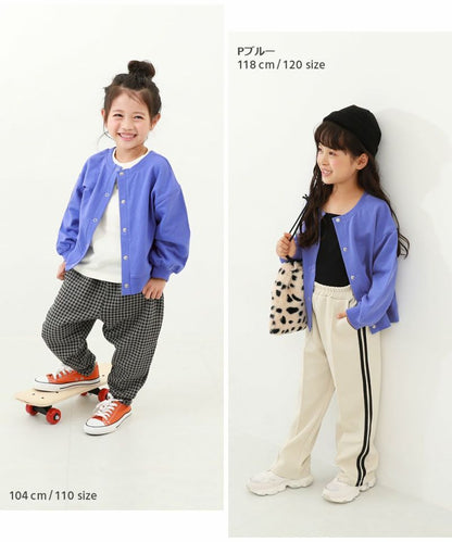 日本童裝 dev!rock 2Way 前後兩著 純棉薄外套 100-160cm 女童款 秋季 OUTERWEAR 聖誕紅/新年紅