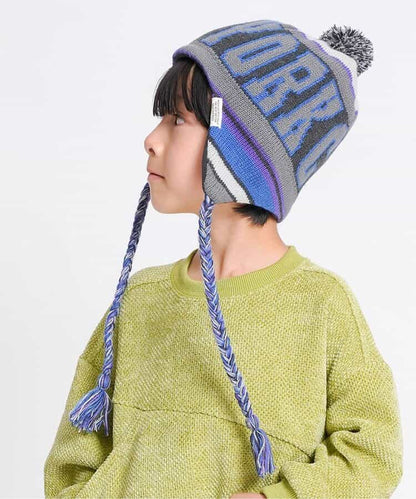 日本直送 F.O.KIDS 針織冷帽 48-58cm 帽系列 聖誕紅/新年紅