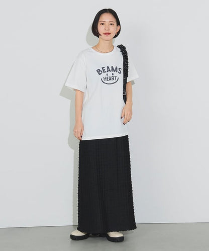 Japanese children's clothing BEAMS HEART parent-child short-sleeved top ML adult summer TOPS 