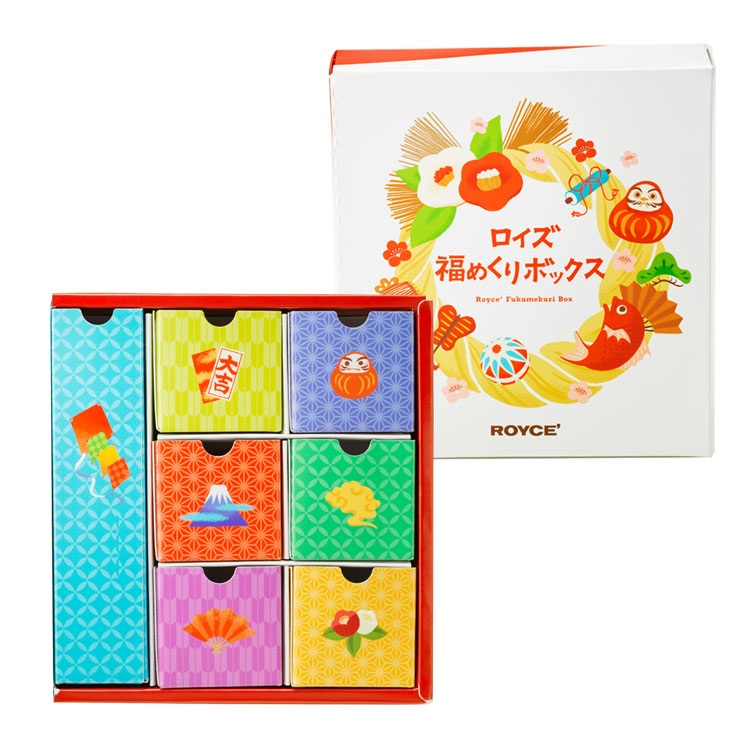 日本直送 ROYCE 迎春福盒 6種/共27個  新年行運發財特輯 Happy New Year 馬年 限定手信