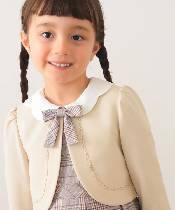 日本童裝 BEAMS mini 禮服兩件套裝 110-130cm 女童款 冬季 OUTERWEAR DRESSES 面試/宴會/表演