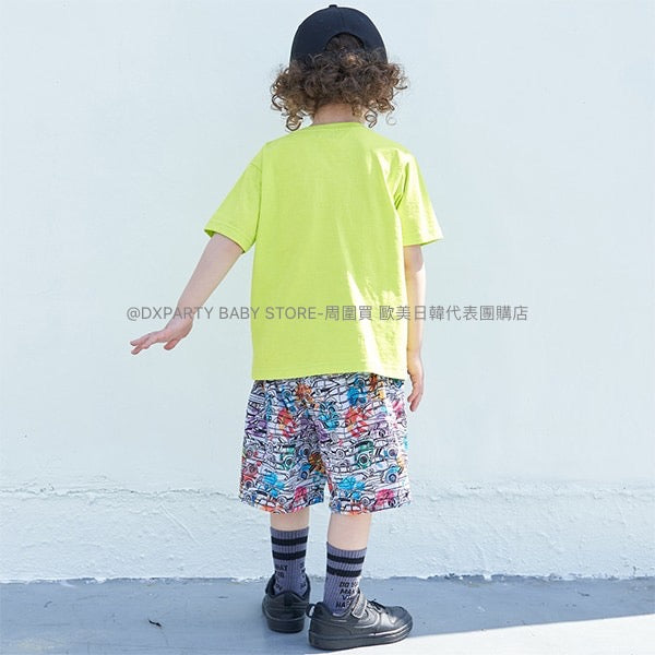 日本童裝 mini#ML 吸水速乾 拉鍊口袋上衣 100-140cm 男童款 夏季 TOPS
