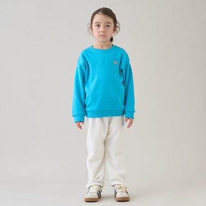 Japanese children's clothing mini #ML sports embroidery pattern sweatshirt 90-140cm boys/girls spring and summer TOPS 