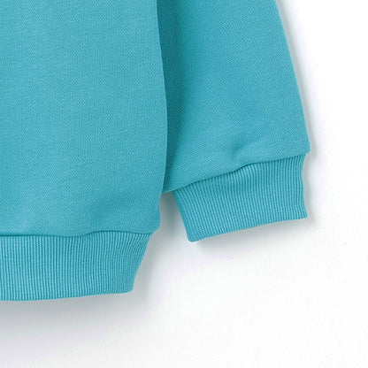 Japanese children's clothing mini #ML sports embroidery pattern sweatshirt 90-140cm boys/girls spring and summer TOPS 