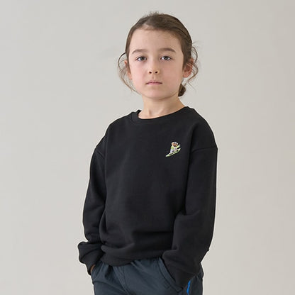 Japanese children's clothing mini #ML sports embroidery pattern sweatshirt 90-140cm boys/girls spring and summer TOPS 