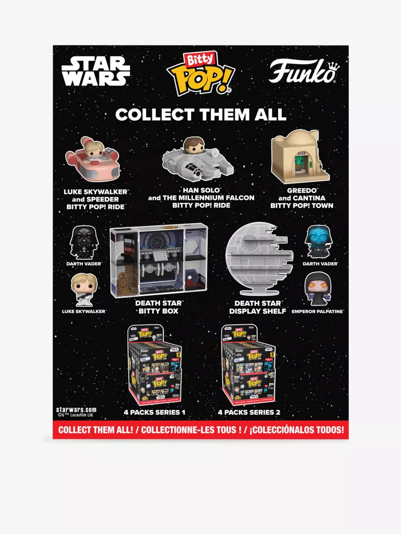 日英美直送 FUNKO Bitty Pop! Star Wars 24-Day Countdown Advent Calendar 聖誕倒數日曆 大人款/兒童款 聖誕快樂特輯 不參與$900免運 滿$900可加$25免運到順豐站/智能櫃 Christmas Advent Calendars 2026