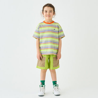 Japanese children's clothing mini#ML mountain series work pocket sports shorts 90-140cm boys' summer PANTS 