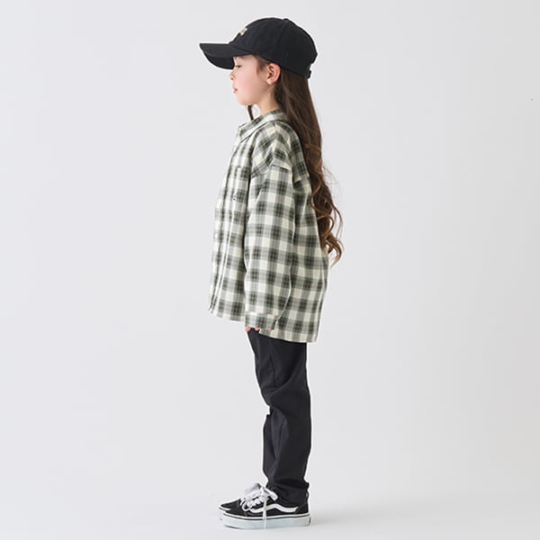 Japanese children's clothing mini#ML waterproof series stretch trousers 90-140cm boys/girls spring and summer PANTS 