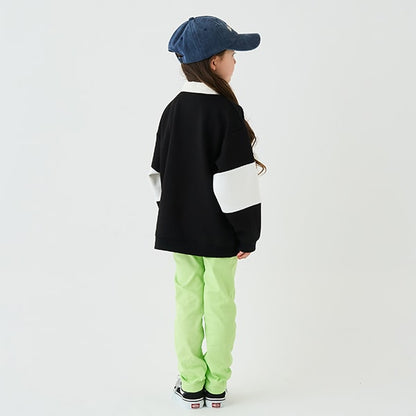 Japanese children's clothing mini#ML waterproof series stretch trousers 90-140cm boys/girls spring and summer PANTS 
