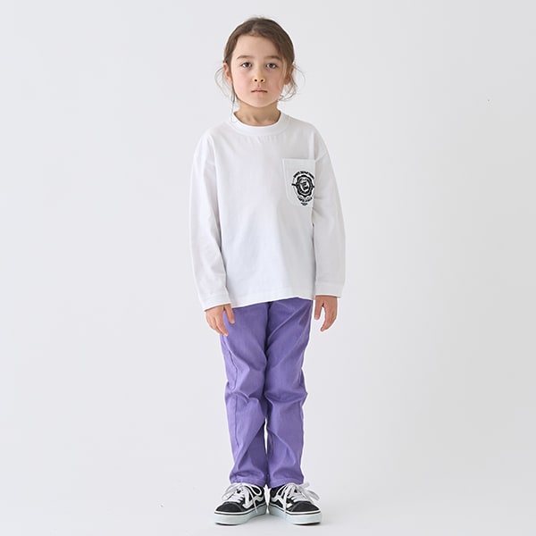 Japanese children's clothing mini#ML waterproof series stretch trousers 90-140cm boys/girls spring and summer PANTS 