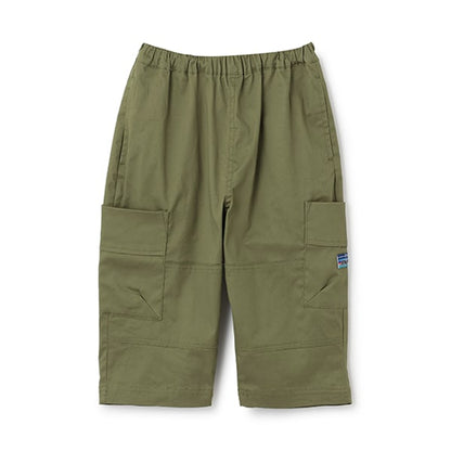 Japanese children's clothing mini#ML side pocket twill cropped pants 90-140cm boys' spring and summer PANTS 