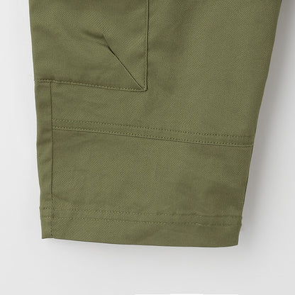 Japanese children's clothing mini#ML side pocket twill cropped pants 90-140cm boys' spring and summer PANTS 