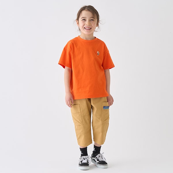 日本童裝 mini#ML 側袋斜紋布七分褲 90-140cm 男童款 春夏季 PANTS