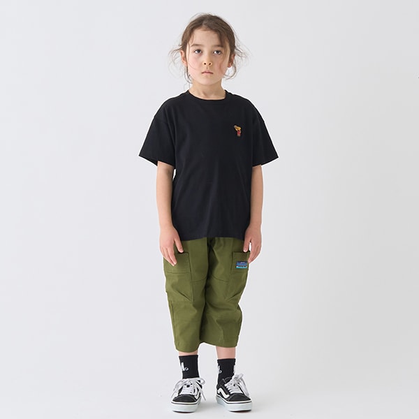 日本童裝 mini#ML 側袋斜紋布七分褲 90-140cm 男童款 春夏季 PANTS