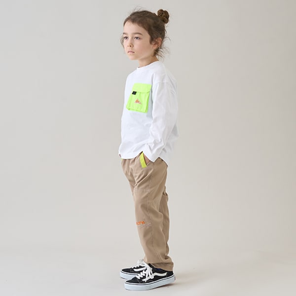 Japanese children's clothing mini#ML x KELTY colorblock work pants 100-140cm boys/girls spring and summer PANTS 