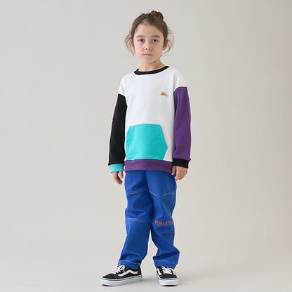 Japanese children's clothing mini#ML x KELTY colorblock work pants 100-140cm boys/girls spring and summer PANTS 
