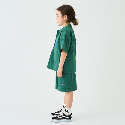 Japanese children's clothing mini#ML four-way elastic sports shorts 90-140cm boys' summer PANTS 