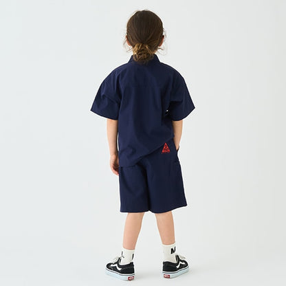 Japanese children's clothing mini#ML four-way elastic sports shorts 90-140cm boys' summer PANTS 